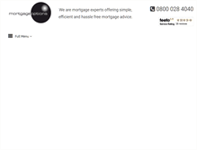 Tablet Screenshot of mortgageoptions.co.uk